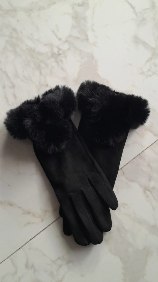 Guantes de Peluche para Dama